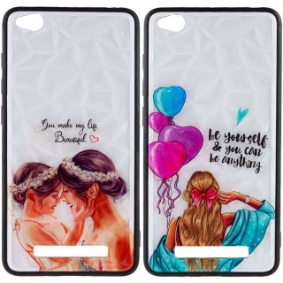 Скляний чохол Prisma Ladies на Xiaomi Redmi 4a фото 1 Скляний чохол Prisma Ladies на Xiaomi Redmi 4a фото 1 з 1