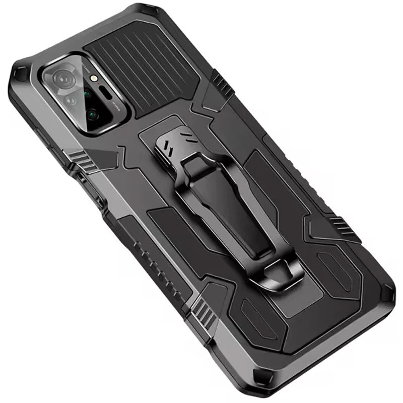 

Противоударный чехол Defender Clip для Xiaomi Redmi Note 10 Pro Max (Black)