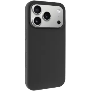 Чохол Silk (AA) NO LOGO with Magnetic Fit для Apple iPhone 17 Pro (6.3") — Чорний / Black