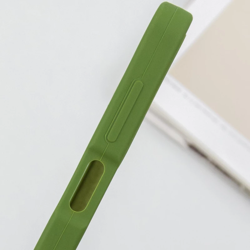 Чохол Silicone Case Lakshmi Plus з закритою камерою на Samsung Galaxy A05s – Зелений / Dark green. Фото 13 з 19