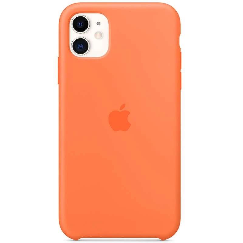 

Чохол Silicone Case Premium на Apple iPhone 11 (6.1") (Помаранчевий / Vitamin C)