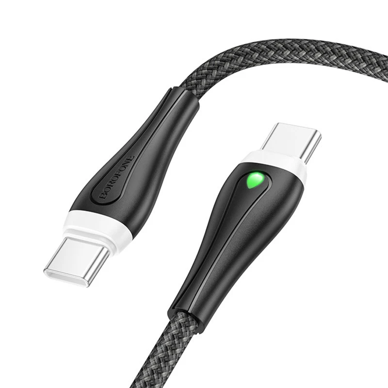 

Дата кабель Borofone BX100 Advantage 60W Type-C to Type-C (Black)