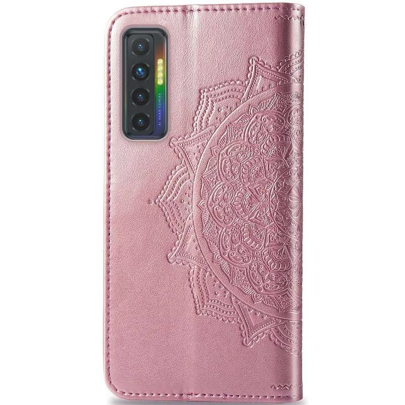 Шкіряний чохол-книжка Art Case з візитницею для TECNO Camon 17P – Рожевий. Фото 3 з 5