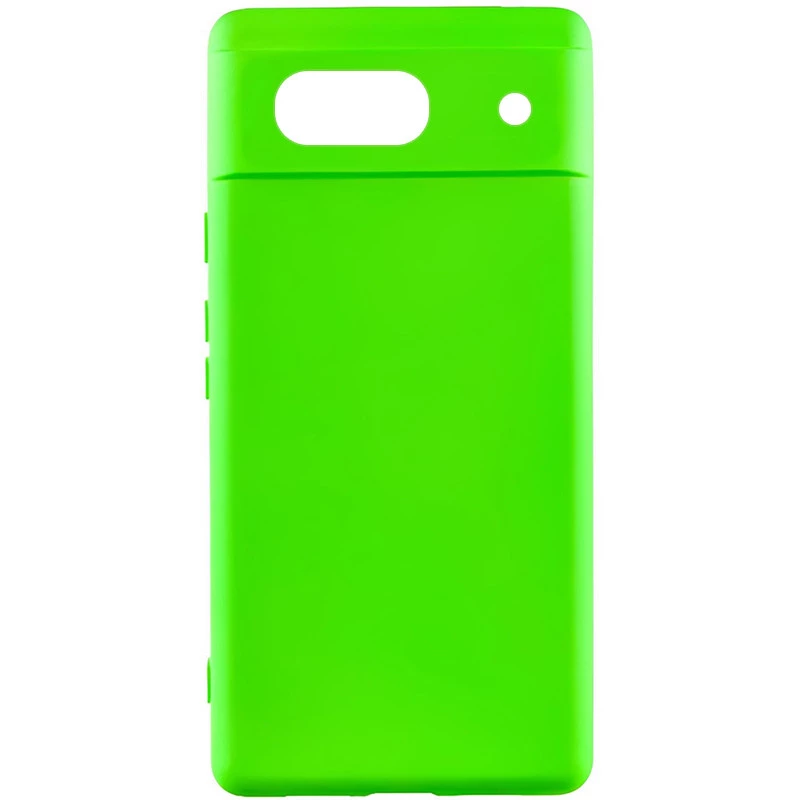 Чохол Silicone Case Lakshmi на Google Pixel 7a – Салатовий / Neon Green. Фото 2 з 4