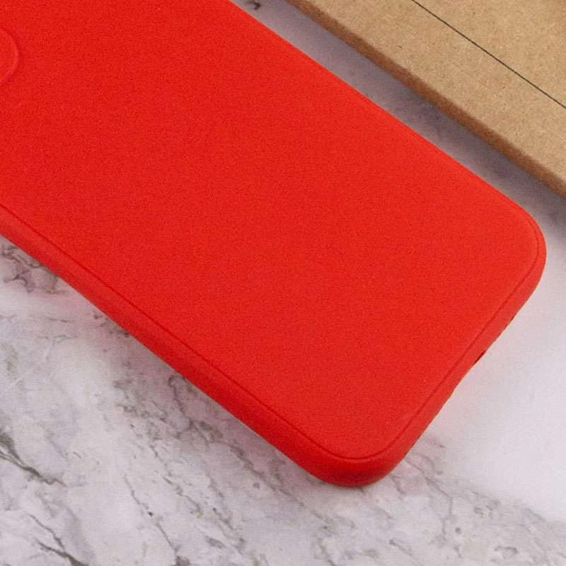 Цветной силиконовый чехол с защитой камеры для Apple iPhone 12 Pro (6.1") – Красный / Red. Фото 3 из 3