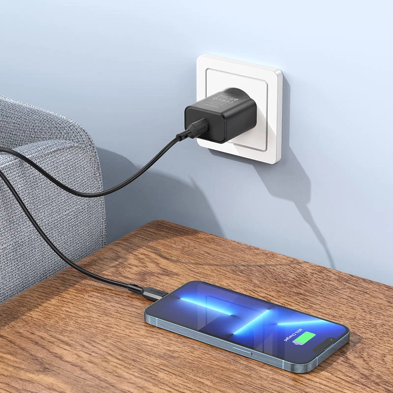 МЗП Borofone BA71A PD20W – Чорний. Фото 4 з 5