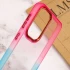 Силиконовый чехол фреш для Xiaomi Redmi Note 11 Pro 4G/5G – Бирюзовый / Розовый. Фото 6 из 6