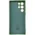 Чохол Silicone Case Lakshmi Plus з закритою камерою на Samsung Galaxy S23 Ultra – Зелений / Dark green. Фото 3 з 7