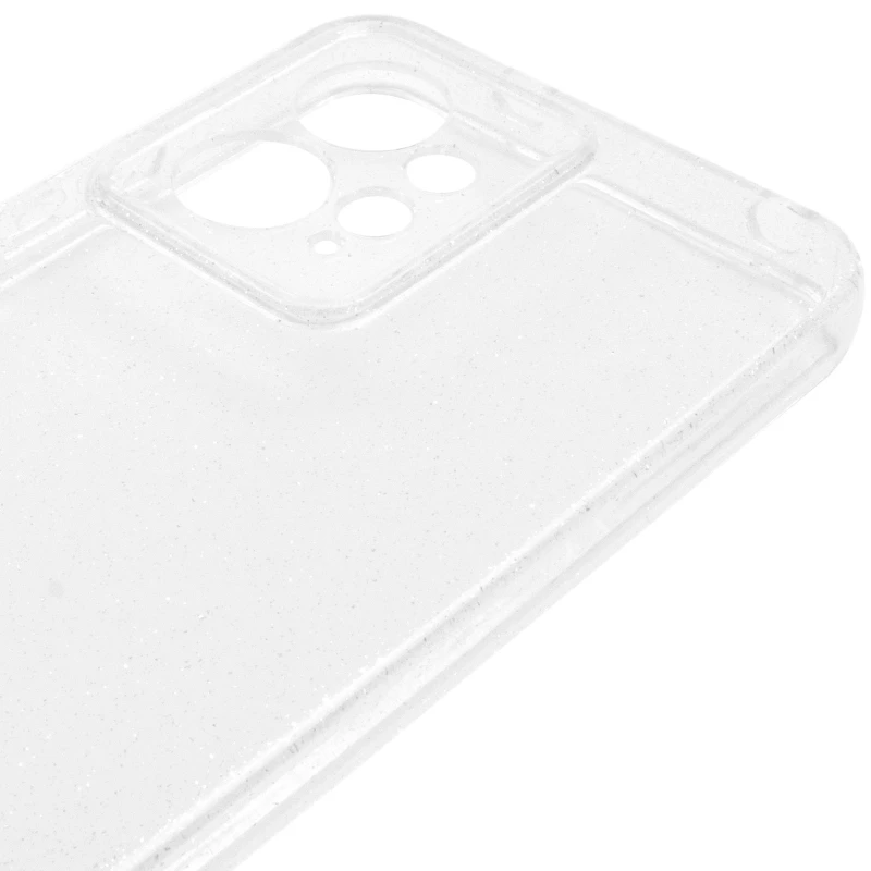 Блискучий силіконовий чохол на Xiaomi Redmi Note 12 4G – Clear. Фото 8 з 10