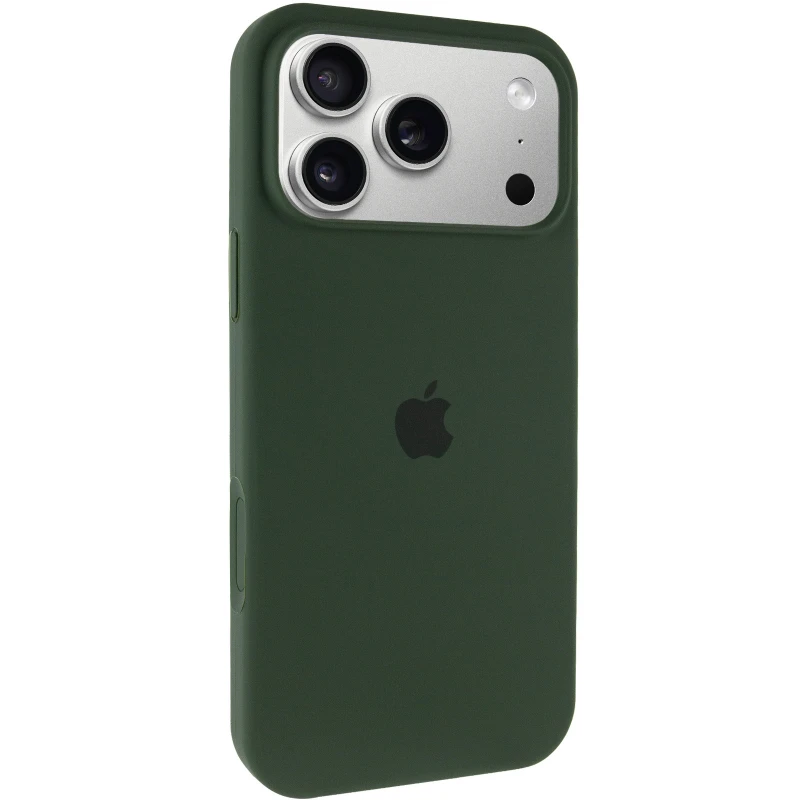 Чохол Silicone Case з закритим низом на Apple iPhone 17 Pro Max (6.9") – Зелений / Cyprus Green. Фото 2 з 6