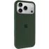 Чохол Silicone Case з закритим низом на Apple iPhone 17 Pro Max (6.9") – Зелений / Cyprus Green. Фото 2 з 6