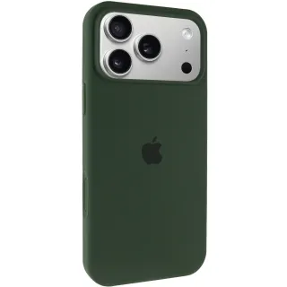 Чехол Silk Full Protective (AA) для Apple iPhone 18 Pro Max — Зеленый / Cyprus Green