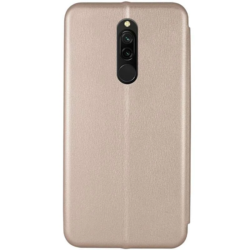 Чохол-книжка класичний на Xiaomi Redmi 8 – Золотий. Фото 2 з 5