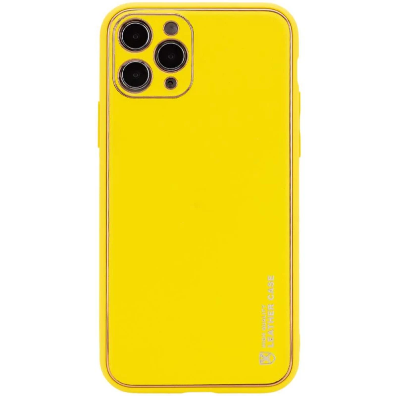 

Кожаный чехол Xshield для Apple iPhone 11 Pro Max (6.5") (Желтый / Yellow), Жовтий / yellow