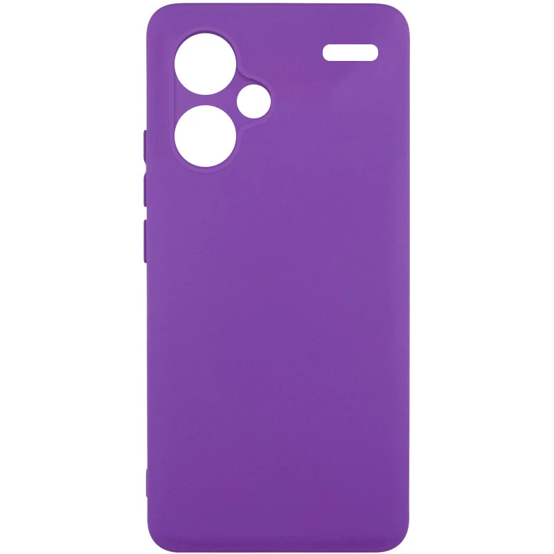 Чохол Silicone Case Lakshmi з закритою камерою на Xiaomi Redmi Note 13 Pro+ – Фіолетовий / Purple. Фото 2 з 5