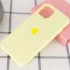 Чохол Silicone Case з закритим низом на Apple iPhone 11 (6.1") – Жовтий / Mellow Yellow. Фото 2 з 3