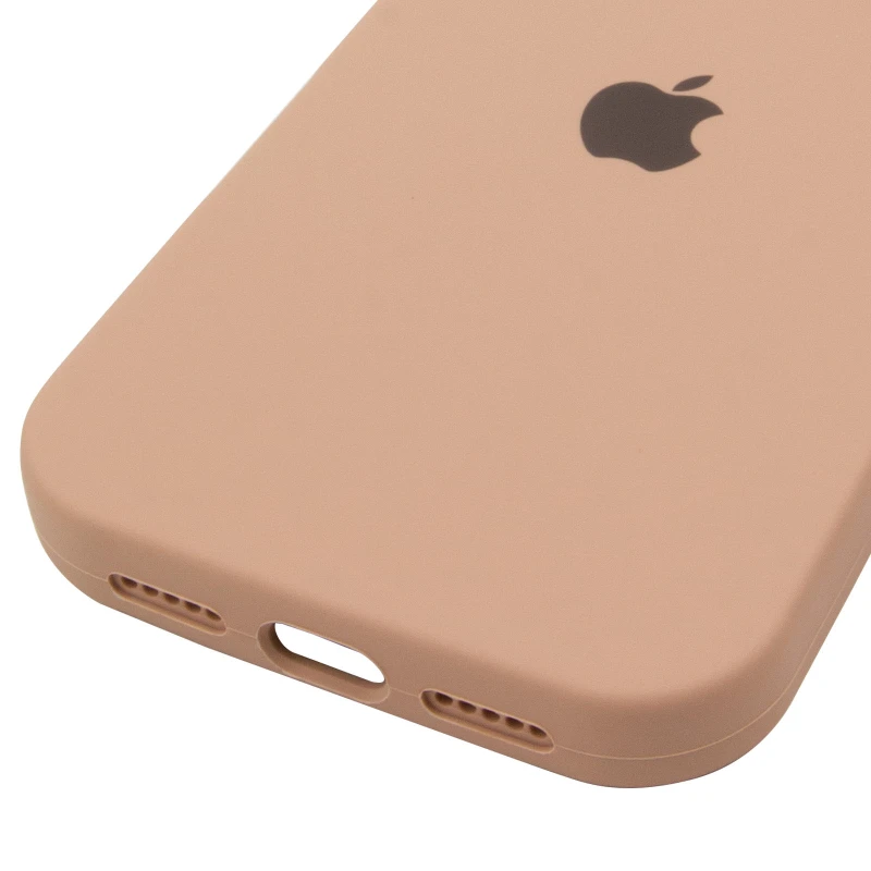 Чехол Silicone Case (AA) Logo with MagSafe для Apple iPhone 17 Pro Max (6.9") – Бежевый / Desert Gold. Фото 10 из 11