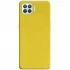 Кольоровий силіконовий чохол на Oppo A93 – Жовтий. Фото 1 з 1