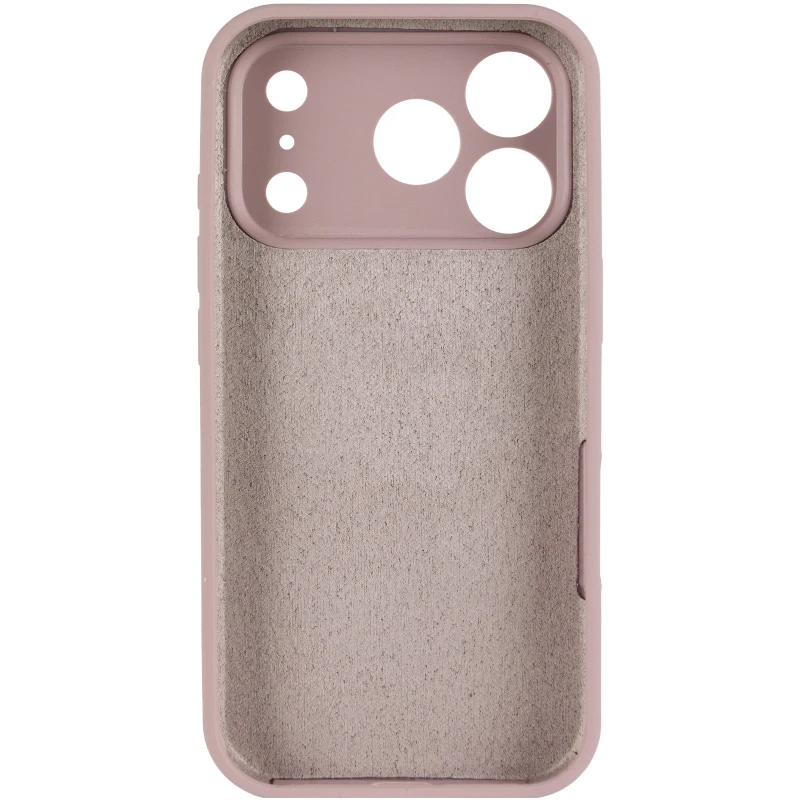 Чехол Silk Full Camera Protective (AA) NO LOGO для Apple iPhone 17 Pro (6.3") – Серый / Lavender. Фото 6 из 8