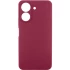 Цветной силиконовый чехол GETMAN для Xiaomi Poco C65 – Бордовый / Marsala. Фото 3 из 3