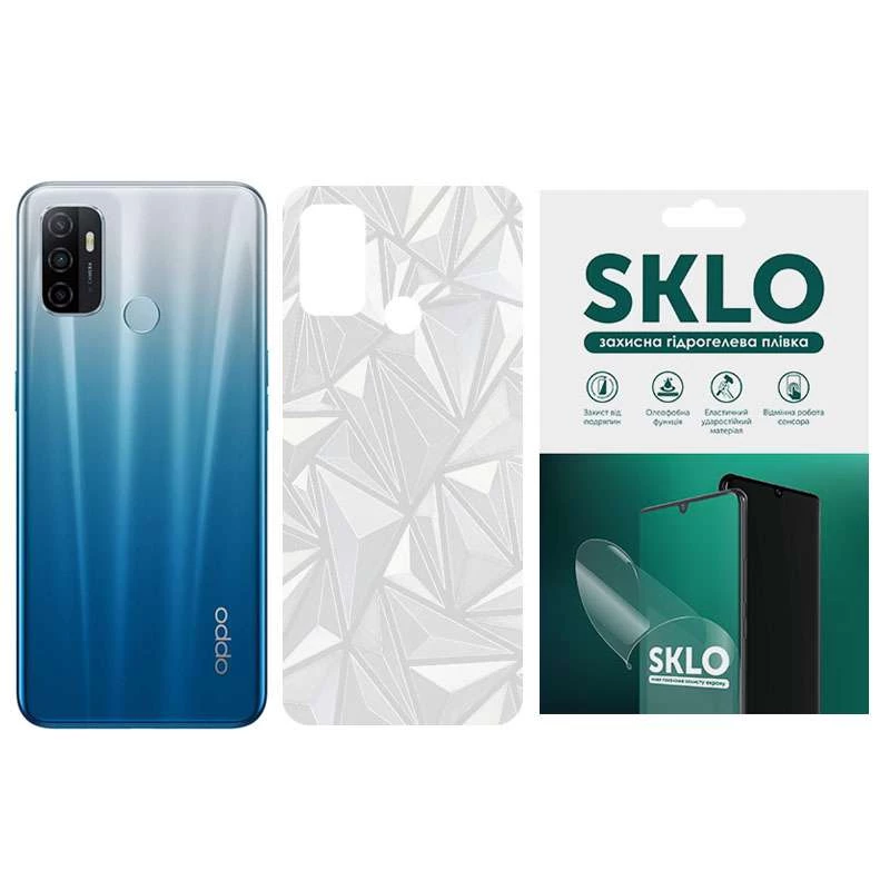 

Защитная плёнка SKLO Back Transparent на тыльную сторону для Oppo A16s / A16 (Прозрачный / Diamonds), Прозорий / diamonds