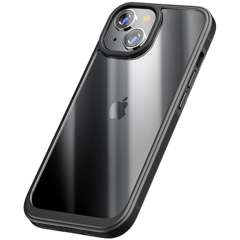 Силиконовый чехол с плотным ободком для Apple iPhone 15 (6.1") – Black. Фото 4 из 5