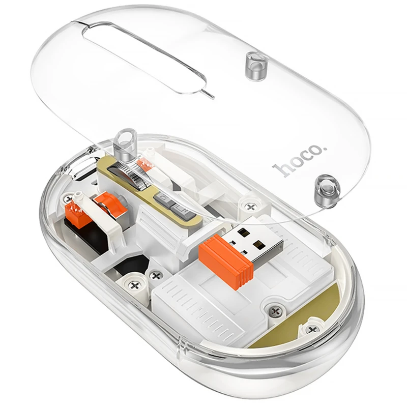 Миша бездротова Hoco GM35 General dual-mode silent – Space Gray. Фото 2 з 3