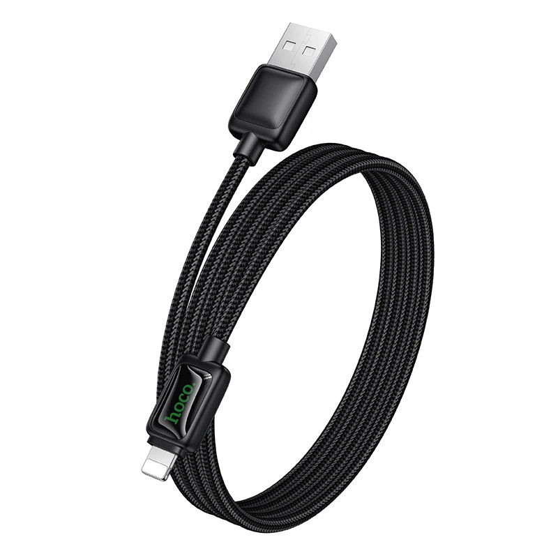Дата кабель Hoco U146 Mundo USB to Lightning 12W (1.2m) – Black. Фото 5 из 7