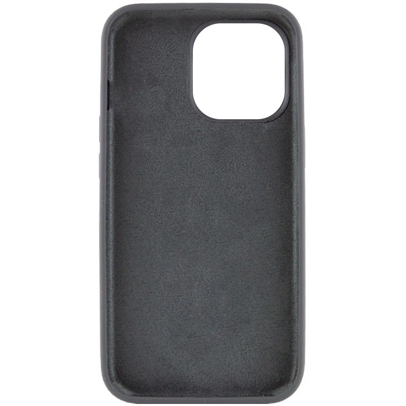 Чохол з закритим низом Silicone Case на Apple iPhone 14 Pro (6.1") – Сірий / Dark Gray. Фото 5 з 8