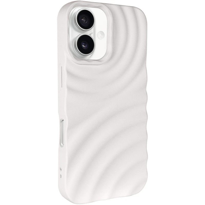 Чехол TPU MonoWave для Apple iPhone 16 – White. Фото 1 из 7