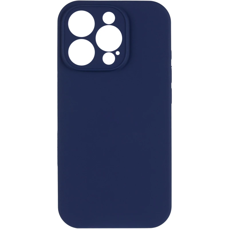 Чохол Silk Full Camera Protective (AA) NO LOGO для Apple iPhone 13 Pro (6.1") – Синій / Deep navy. Фото 3 з 7