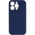 Чехол Silk Full Camera Protective (AA) NO LOGO для Apple iPhone 15 Pro Max (6.7") – Синий / Deep navy. Фото 3 из 7