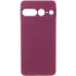 Чохол Silicone Case Lakshmi Premium із закритою камерою для Google Pixel 7 Pro – Бордовий / Plum. Фото 1 з 3