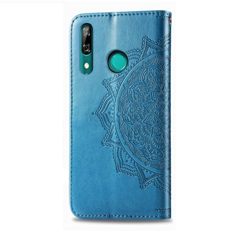 Кожаный чехол-книжка Art Case с визитницей для Huawei P Smart Z – Синий. Фото 5 из 8