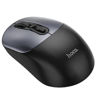 Мышь Hoco GM28 2.4G — Black / Metal gray
