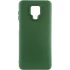 Чохол Silicone Case Lakshmi Elit на Xiaomi Redmi Note 9s / Note 9 Pro / Note 9 Pro Max – Зелений / Dark green. Фото 1 з 7