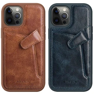 Кожаная накладка Nillkin Aoge (с карманом) для Apple iPhone 12 Pro (6.1") фото 1 из 1