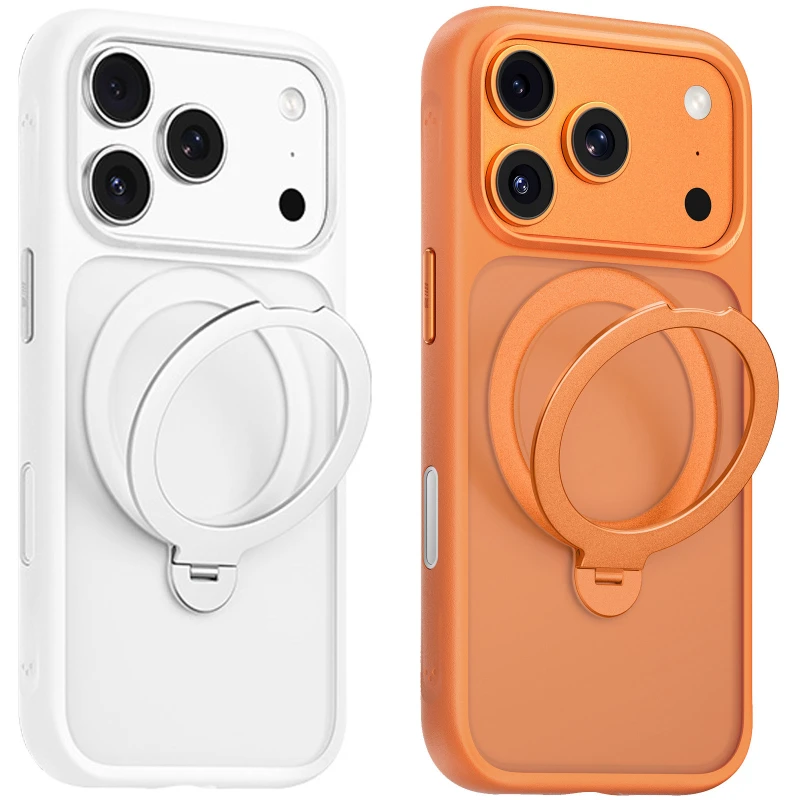 TPU+PC чохол Blueo Skin Friendly 360 Rotatable Stand with MagSafe для Apple iPhone 17 Pro Max (6.9") фото 1 з 1