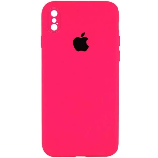 Чехол Silicone Case Square с защитой камеры для Apple iPhone XS Max (6.5") фото 1 из 1