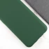 Кольоровий силіконовий чохол GETMAN із закритою камерою для Samsung Galaxy A06 – Зелений / Dark green. Фото 6 з 10