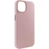 Кожаный чехол Leather Case с MagSafe для Apple iPhone 14 (6.1") – Sand Pink. Фото 7 из 9