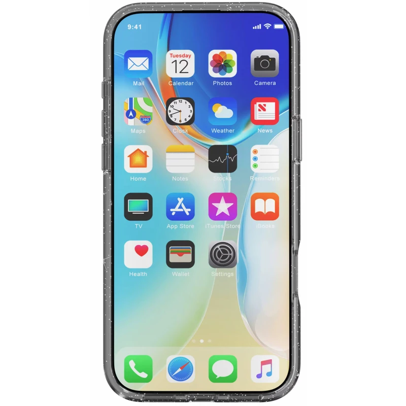 Чохол з блискітками та MagFit на Apple iPhone 17 Pro (6.3") – Black. Фото 4 з 5