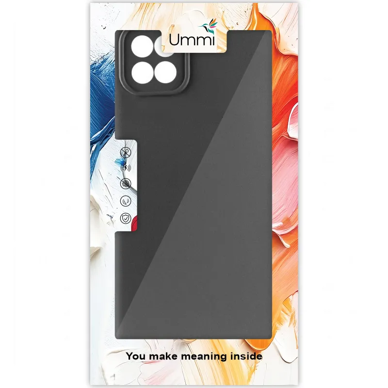 Чохол Silicone Cover Ummi Lakshmi Full Camera (AA) для Samsung Galaxy A22 4G – Чорний / Black. Фото 2 з 2