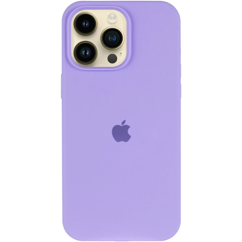 Чохол Silicone Case (AA) Logo with MagSafe для Apple iPhone 15 Pro Max (6.7") – Бузковий / Dasheen. Фото 3 з 7