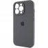 Чохол Silicone Case з захистом камери на Apple iPhone 14 Pro Max (6.7") – Сірий / Dark Gray. Фото 4 з 8