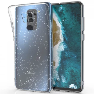 Прозрачный чехол с блестками Xiaomi Redmi Note 9 / Redmi 10X фото 1 Прозрачный чехол с блестками Xiaomi Redmi Note 9 / Redmi 10X фото 1 из 2