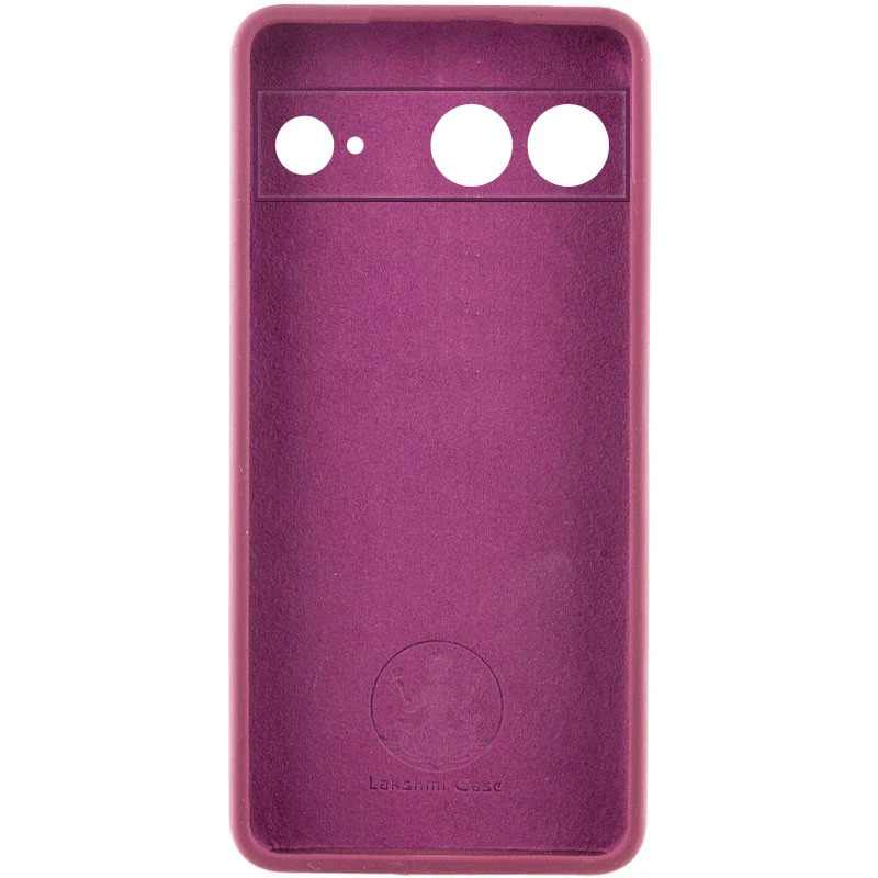 Чохол Silicone Case Lakshmi Premium із закритою камерою для Google Pixel 7a – Бордовий / Plum. Фото 4 з 5