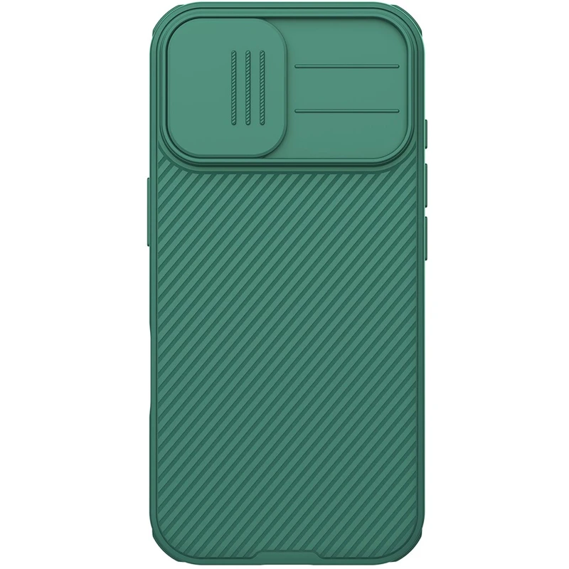 Карбована накладка Nillkin Pro зі шторкою для камери на Apple iPhone 17 (6.3") – Deep Green. Фото 3 з 4