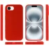 Чохол з закритим низом Silicone Case на Apple iPhone 16e (6.1") – Червоний / Red. Фото 2 з 2