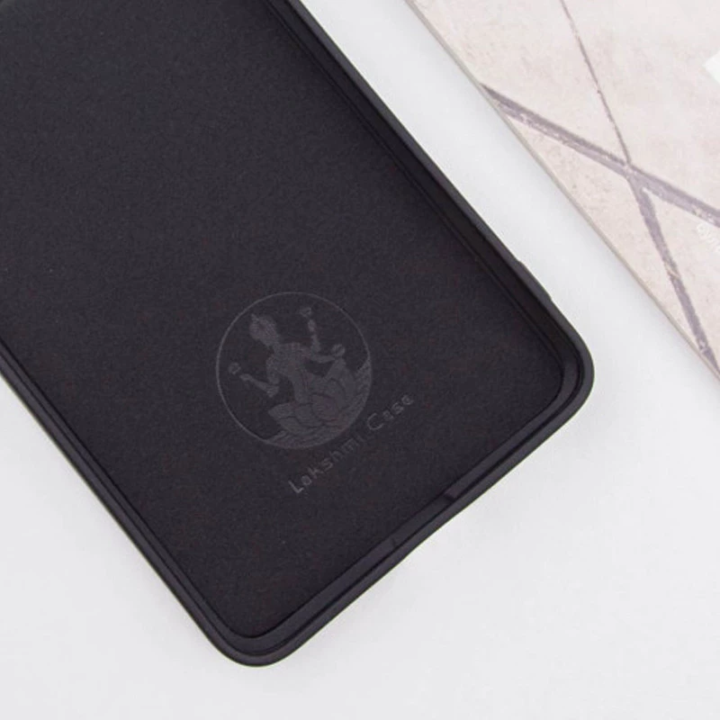 Чохол Silicone Case Lakshmi з закритою камерою на Xiaomi Redmi Note 13 Pro+ – Чорний / Black. Фото 4 з 5
